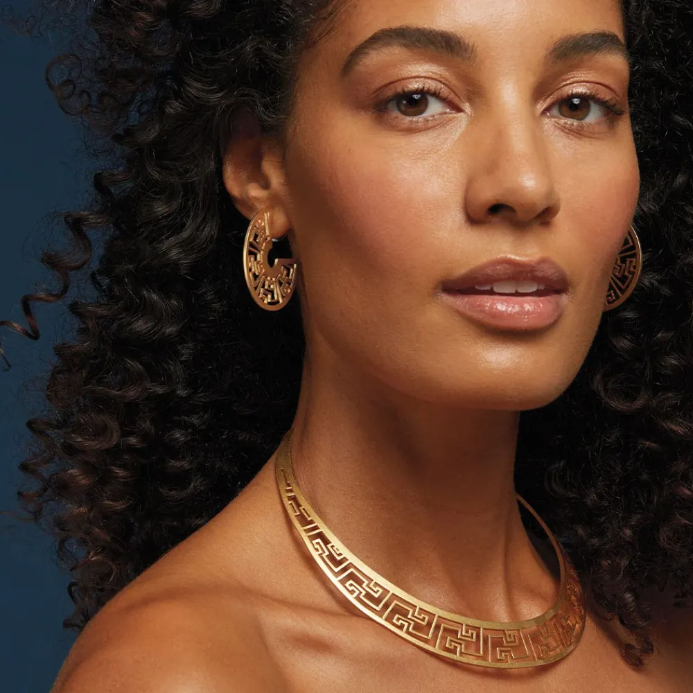 ancient_fretwork_earrings_1.webp Ancient Fretwork Earrings*The Met Store Best