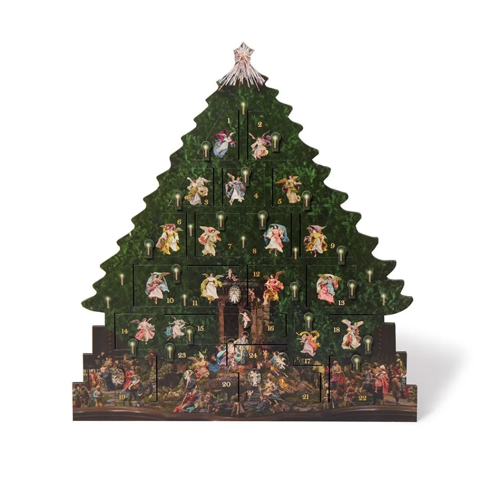 angel_tree_wooden_advent_calendar_0.webp Angel Tree Wooden Advent Calendar*The Met Store New