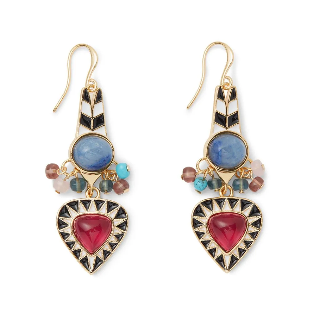 atef_crown_statement_drop_earrings_1.webp Atef Crown Statement Drop Earrings*The Met Store Outlet