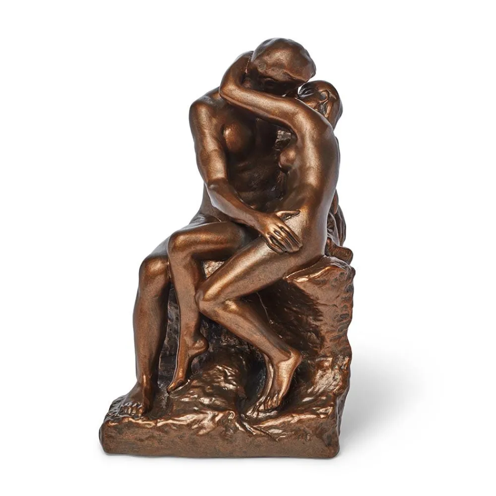 auguste_rodin_the_kiss_bronzetoned_sculpture_10.webp Auguste Rodin: The Kiss Bronze-Toned Sculpture*The Met Store Best Sale