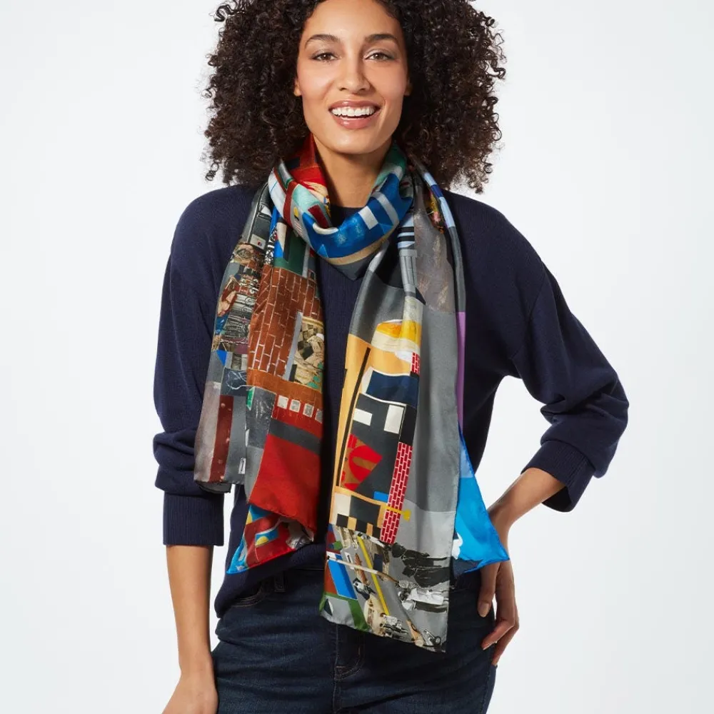 bearden_the_block_oblong_silk_scarf_1.webp Bearden The Block Oblong Silk Scarf*The Met Store Best