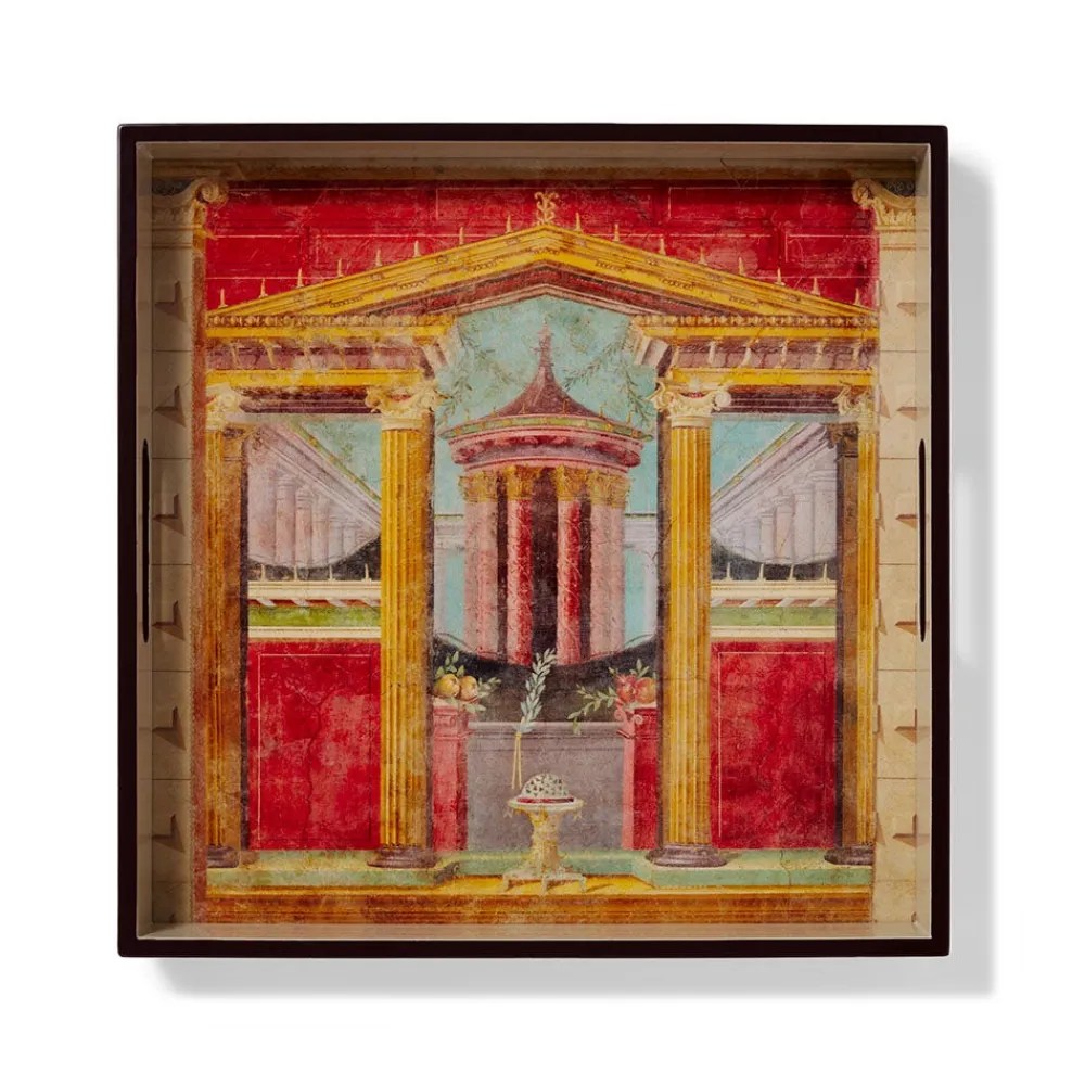 boscoreale_fresco_wood_lacquer_tray_0.webp Boscoreale Fresco Wood Lacquer Tray*The Met Store Best Sale
