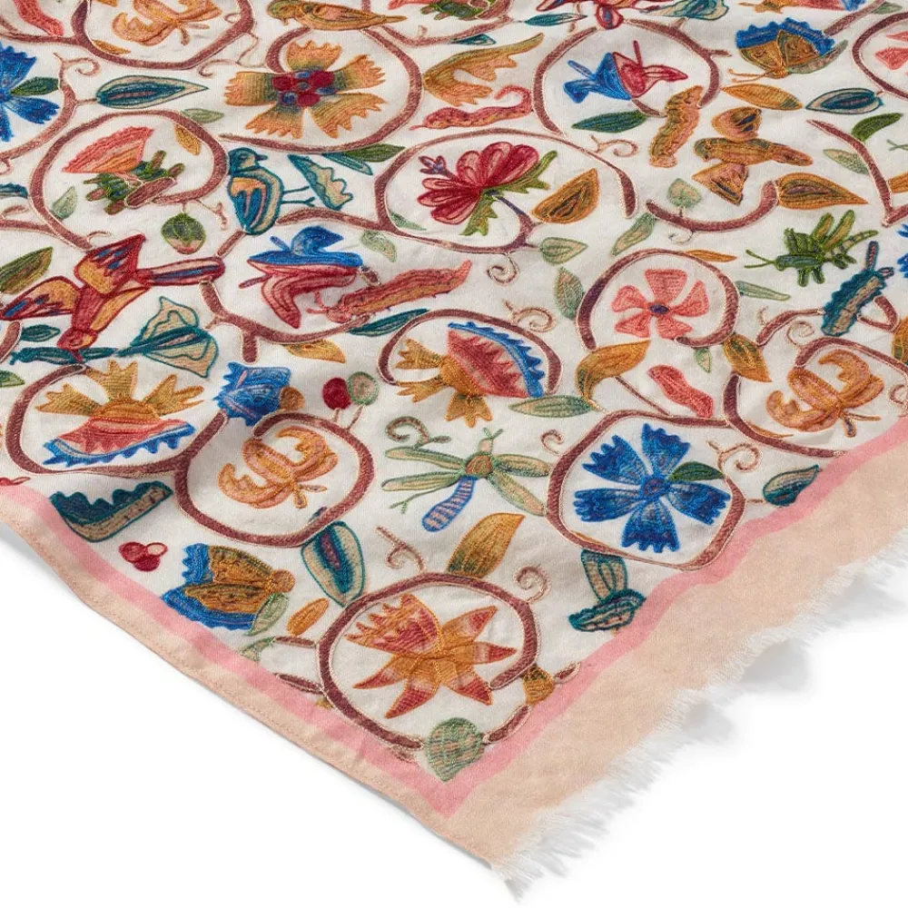 british_flowering_vines_embroidered_oblong_scarf_5.webp British Flowering Vines Embroidered Oblong Scarf*The Met Store New