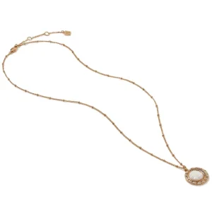 Celestial Symbols Carved Mother-of-Pearl Pendant Necklace*The Met Store Online