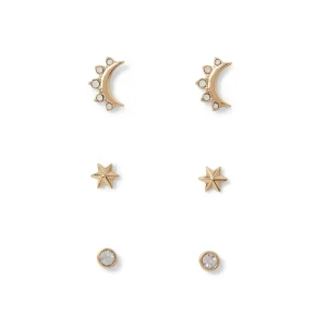 Celestial Symbols Stud Earrings Set*The Met Store Shop