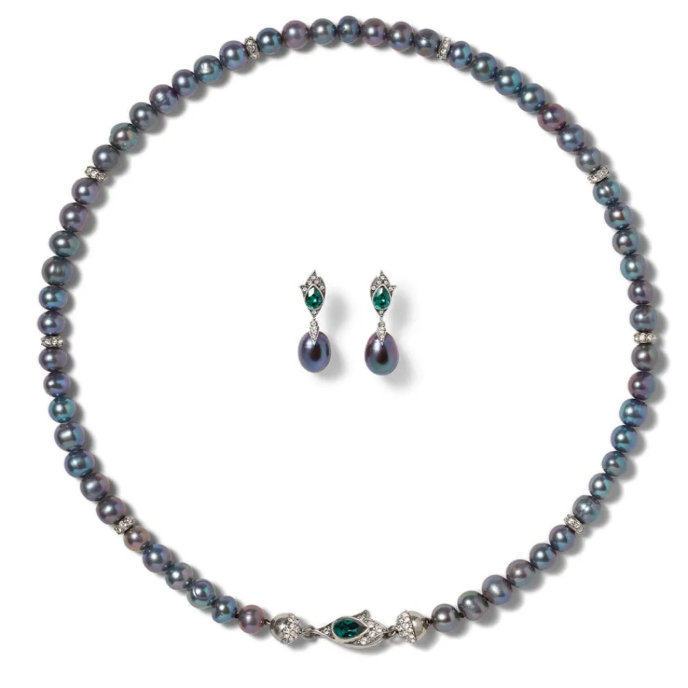 chelsea_peacock_pearl_necklace_and_drop_earrings_set_0.webp Chelsea Peacock Pearl Necklace and Drop Earrings Set*The Met Store Cheap