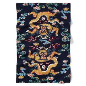 Chinese Dragon Rank Badge Apron and Tea Towel Set*The Met Store New