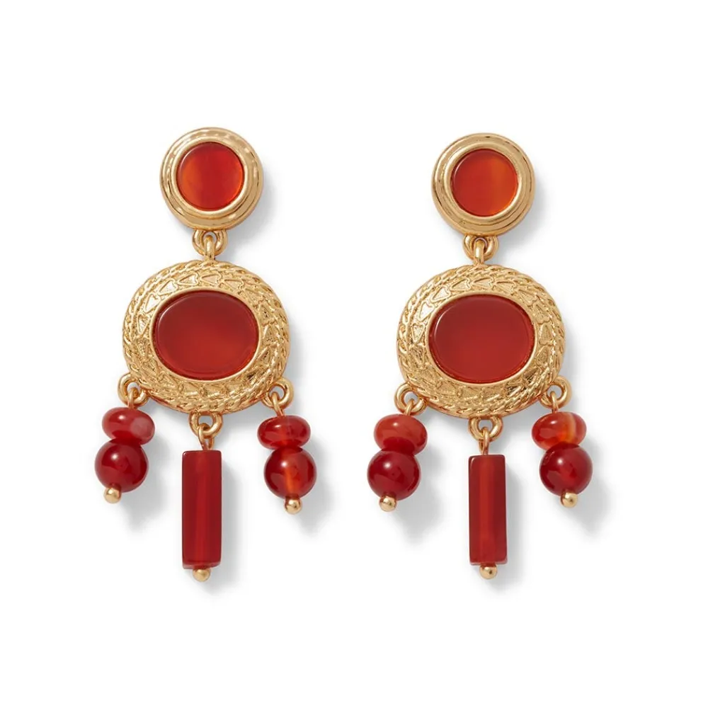 classical_carnelian_chandelier_earrings_0.webp Classical Carnelian Chandelier Earrings*The Met Store Shop