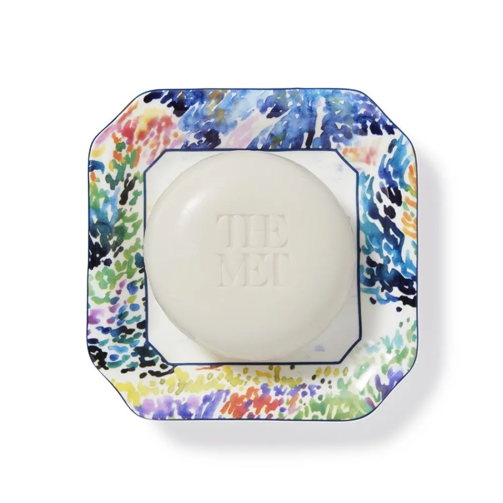 cross_cap_ngre_scented_soap_and_porcelain_dish_gift_set_1.webp Cross Cap Nègre Scented Soap and Porcelain Dish Gift Set*The Met Store Best Sale