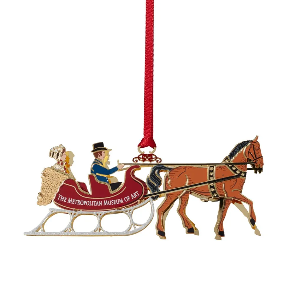currier__ives_winter_sleigh_ornament_0.webp Currier & Ives Winter Sleigh Ornament*The Met Store New