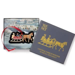 Currier & Ives Winter Sleigh Ornament*The Met Store New