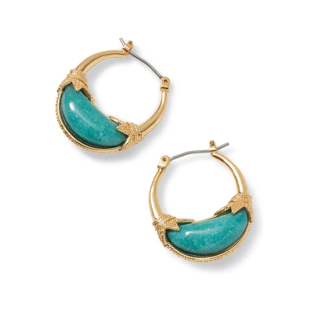 cypriot_jade_crescent_hoop_earrings_1.webp Cypriot Jade Crescent Hoop Earrings*The Met Store Clearance
