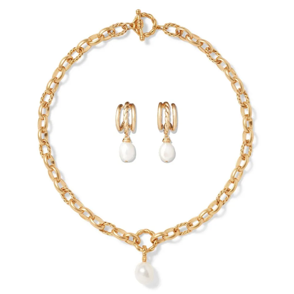 cypriot_twist_pearl_chain_pendant_necklace_and_triplehoop_earrings_set_0.webp Cypriot Twist Pearl Chain Pendant Necklace and Triple-Hoop Earrings Set*The Met Store Sale