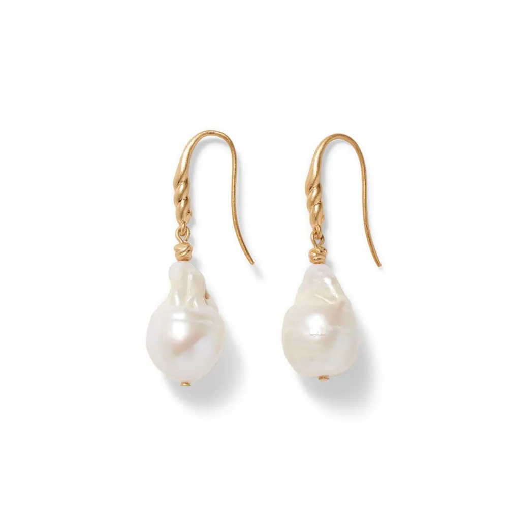 cypriot_twist_pearl_drop_earrings_1.webp Cypriot Twist Pearl Drop Earrings*The Met Store Shop