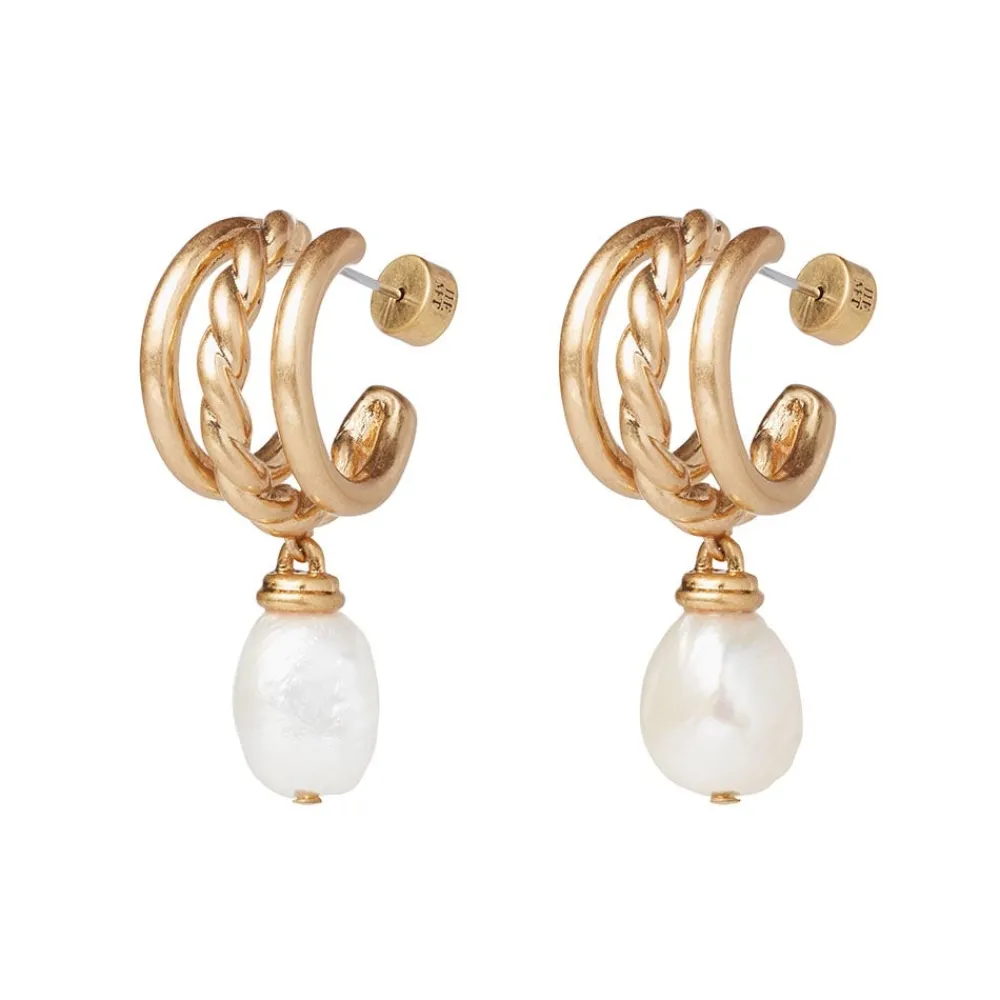 cypriot_twist_pearl_triplehoop_earrings_0.webp Cypriot Twist Pearl Triple-Hoop Earrings*The Met Store Clearance