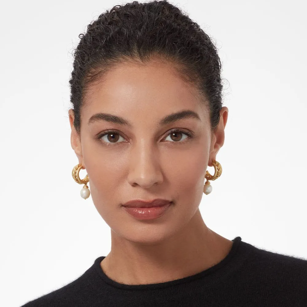 cypriot_twist_pearl_triplehoop_earrings_1.webp Cypriot Twist Pearl Triple-Hoop Earrings*The Met Store Clearance