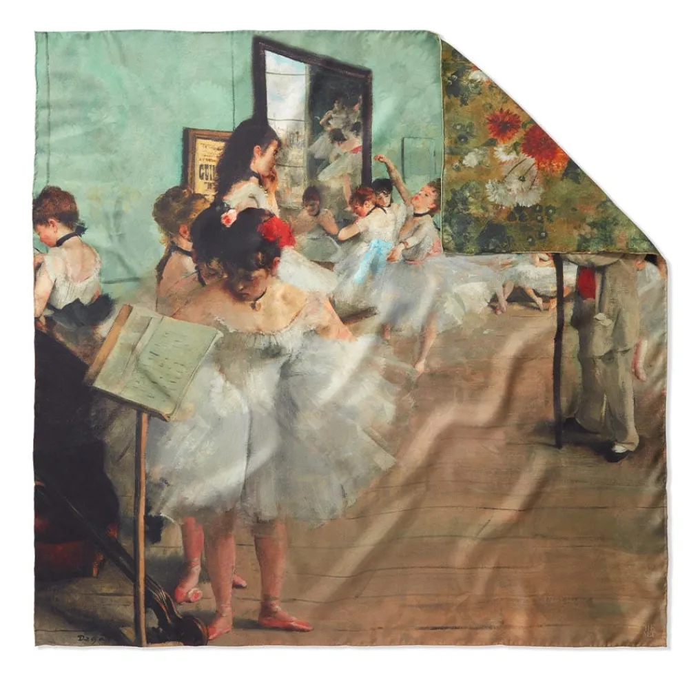 degas_impressions_doublesided_square_silk_scarf_0.webp Degas Impressions Double-Sided Square Silk Scarf*The Met Store Discount