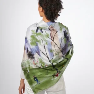 Dehn Spring in Central Park Square Silk Scarf*The Met Store Sale