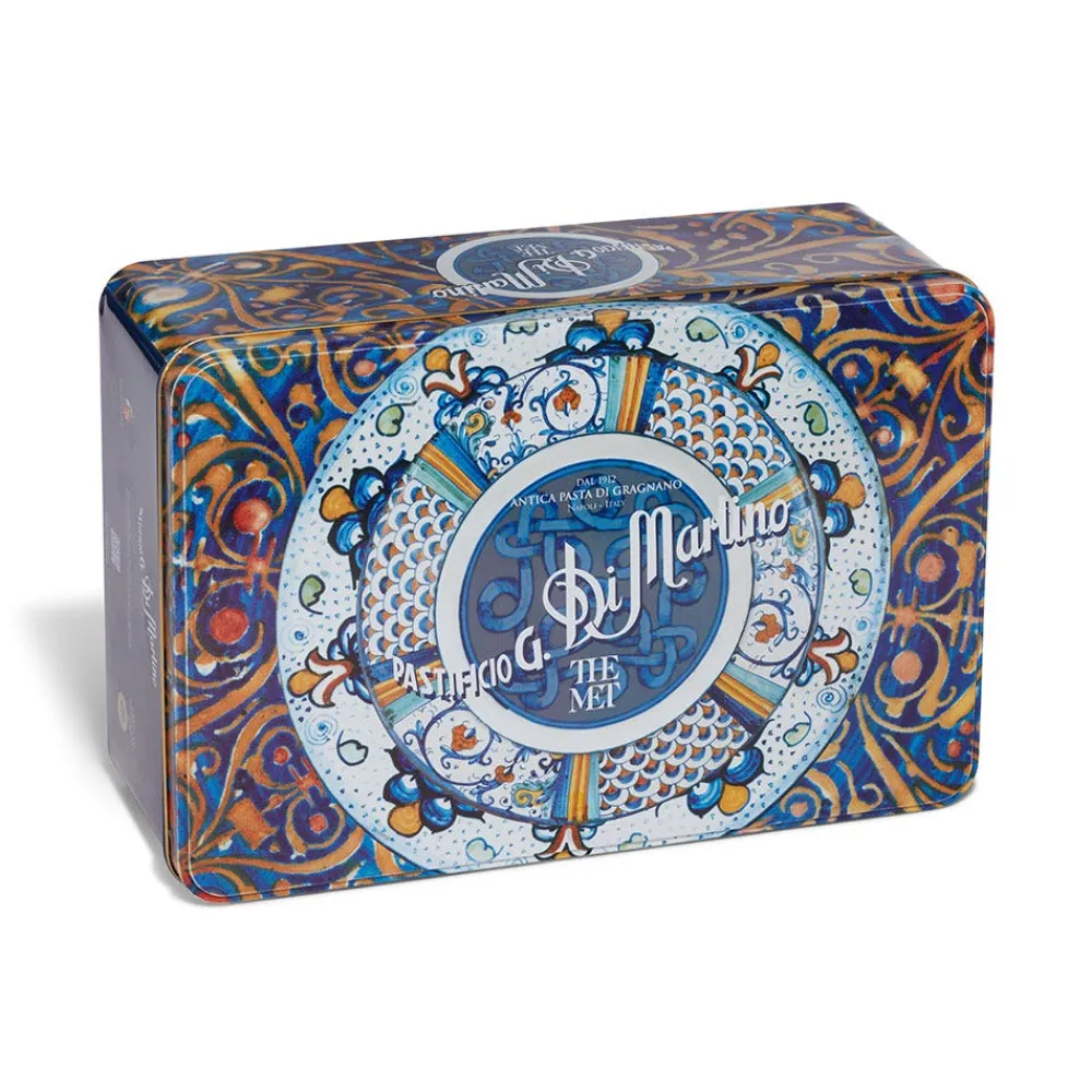di_martino_italian_maiolica_assorted_pasta_tin_1.webp Di Martino Italian Maiolica Assorted Pasta Tin*The Met Store Shop