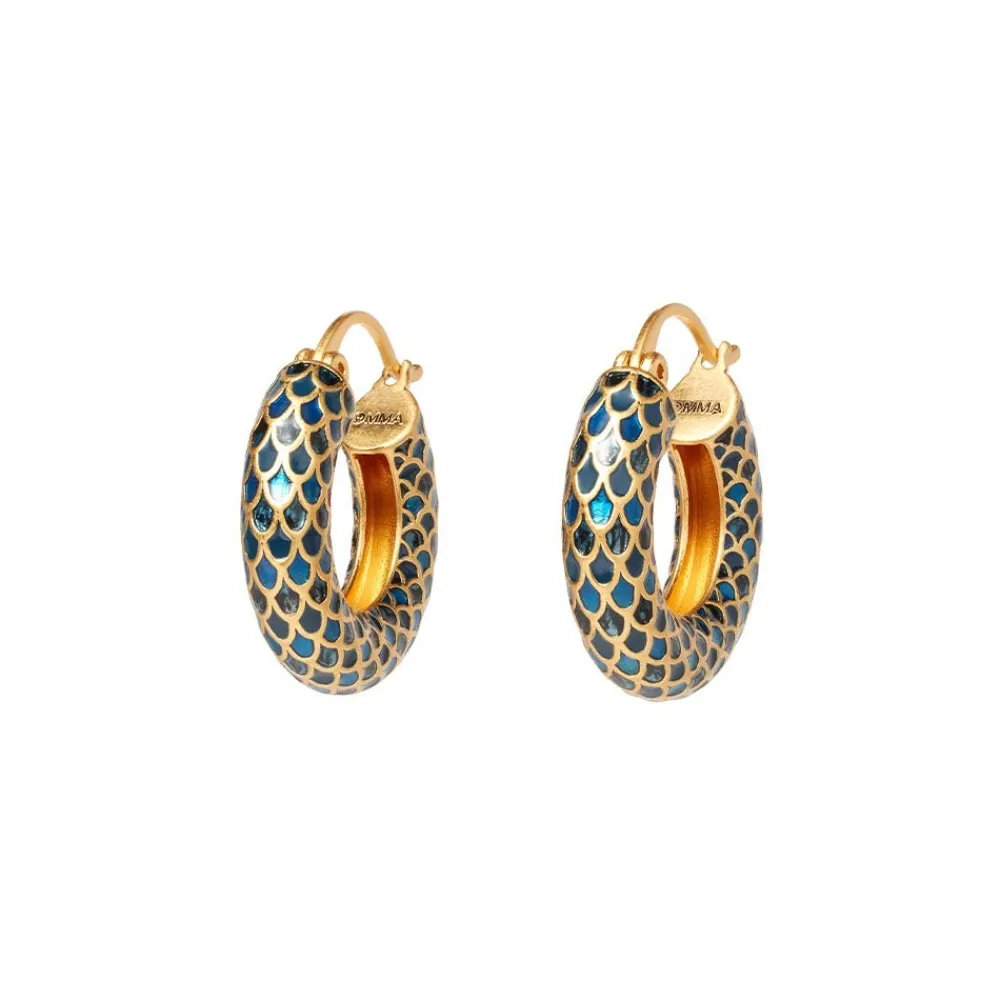 egyptian_feather_hoop_earrings_2.webp Egyptian Feather Hoop Earrings*The Met Store Clearance