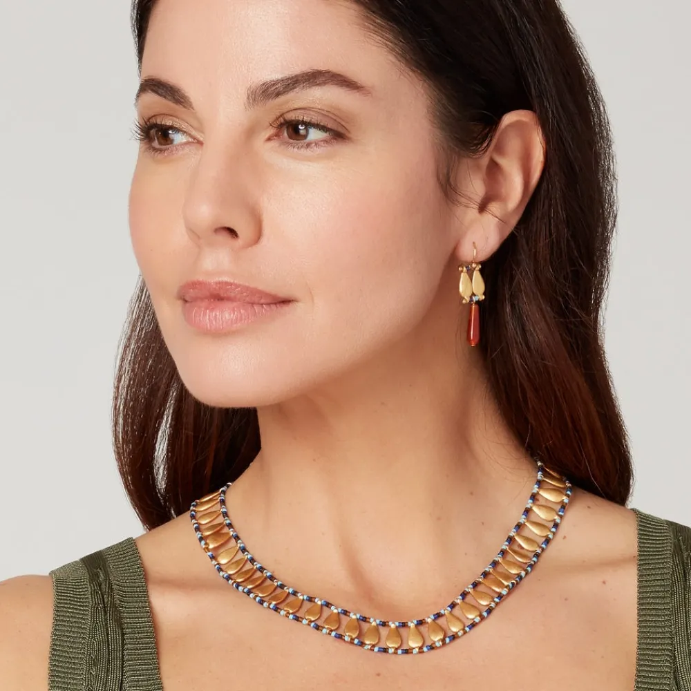 egyptian_fringe_drop_earrings_1.webp Egyptian Fringe Drop Earrings*The Met Store Online