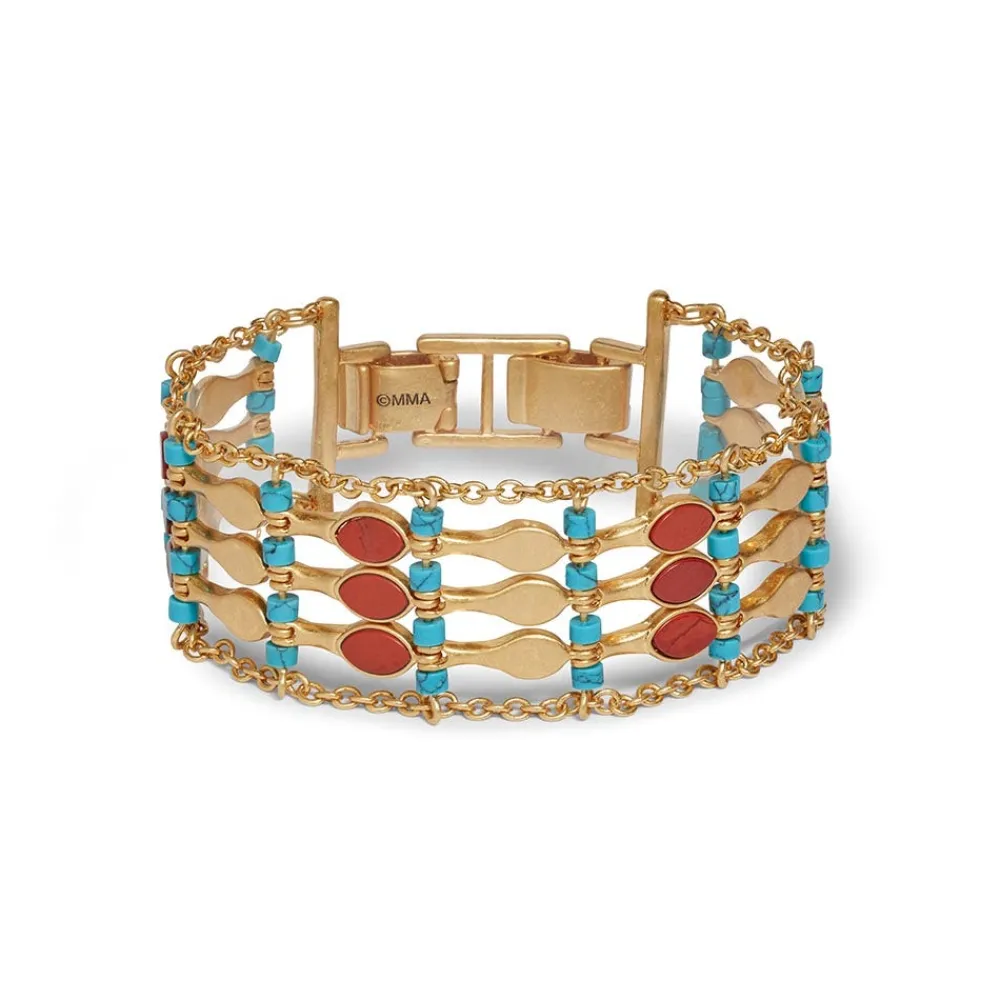 egyptian_nefer_amulet_ladder_bracelet_0.webp Egyptian Nefer Amulet Ladder Bracelet*The Met Store Clearance