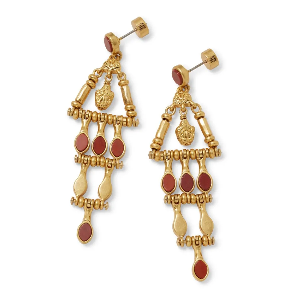 egyptian_nefer_amulet_red_jasper_chandelier_earrings_3.webp Egyptian Nefer Amulet Red Jasper Chandelier Earrings*The Met Store Clearance