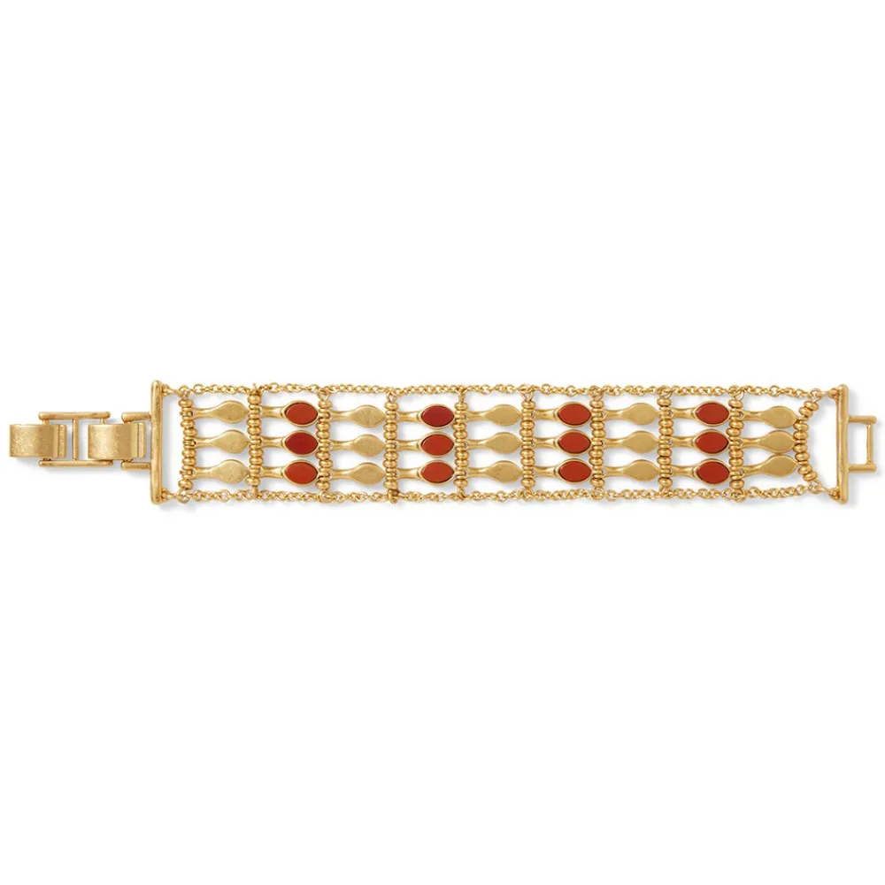 egyptian_nefer_amulet_red_jasper_ladder_bracelet_2.webp Egyptian Nefer Amulet Red Jasper Ladder Bracelet*The Met Store Cheap