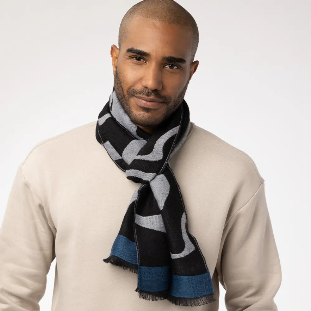 egyptian_swirled_glass_unisex_oblong_jacquard_scarf_2.webp Egyptian Swirled Glass Unisex Oblong Jacquard Scarf*The Met Store Shop