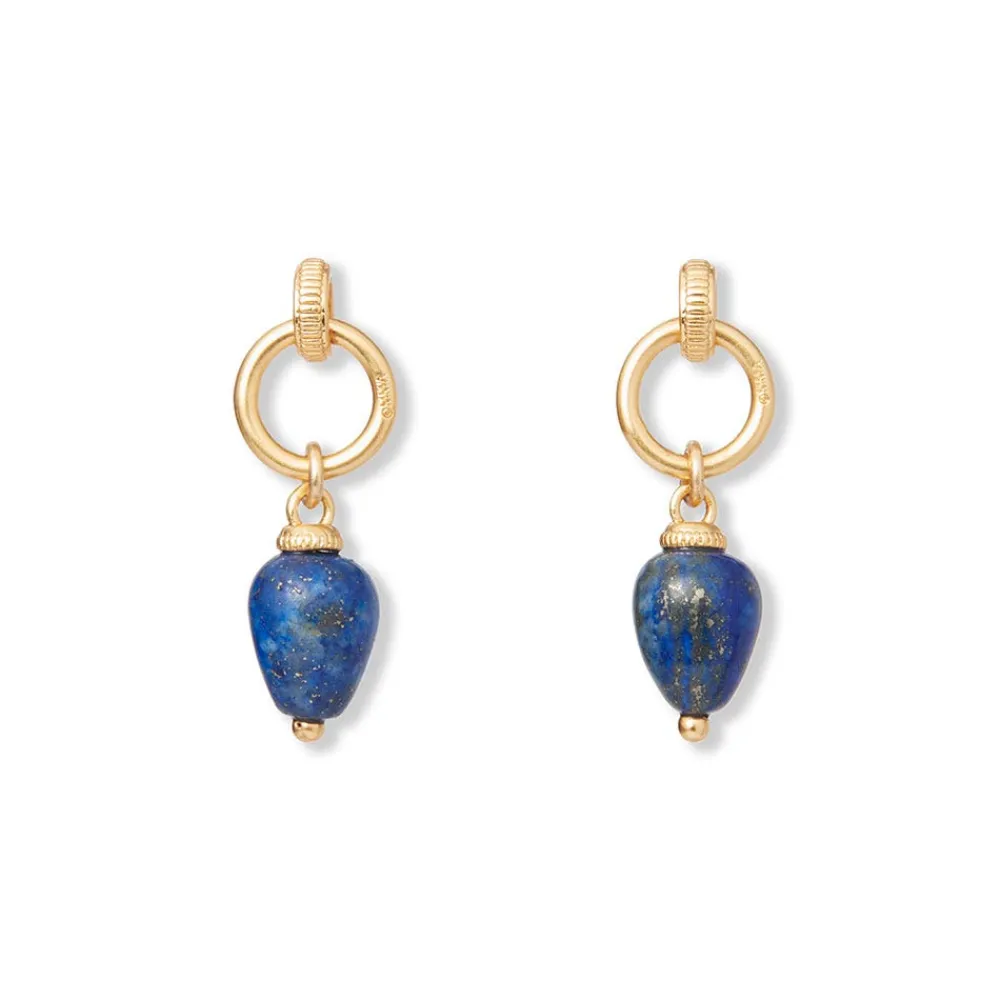 etruscan_lapis_doorknocker_earrings_0.webp Etruscan Lapis Doorknocker Earrings*The Met Store Best Sale