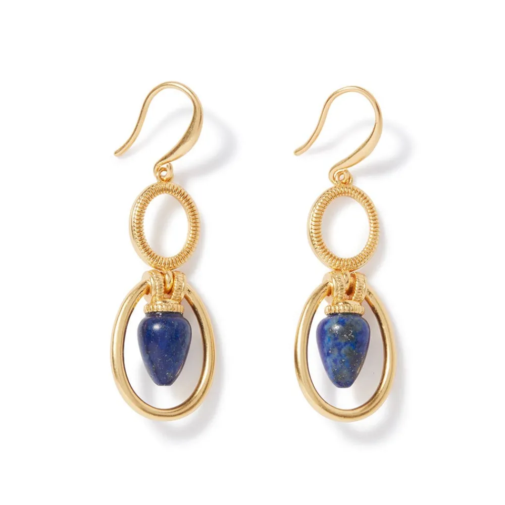 etruscan_lapis_doubledrop_earrings_1.webp Etruscan Lapis Double-Drop Earrings*The Met Store Flash Sale
