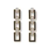 European Buckle Enamel Drop Earrings*The Met Store New