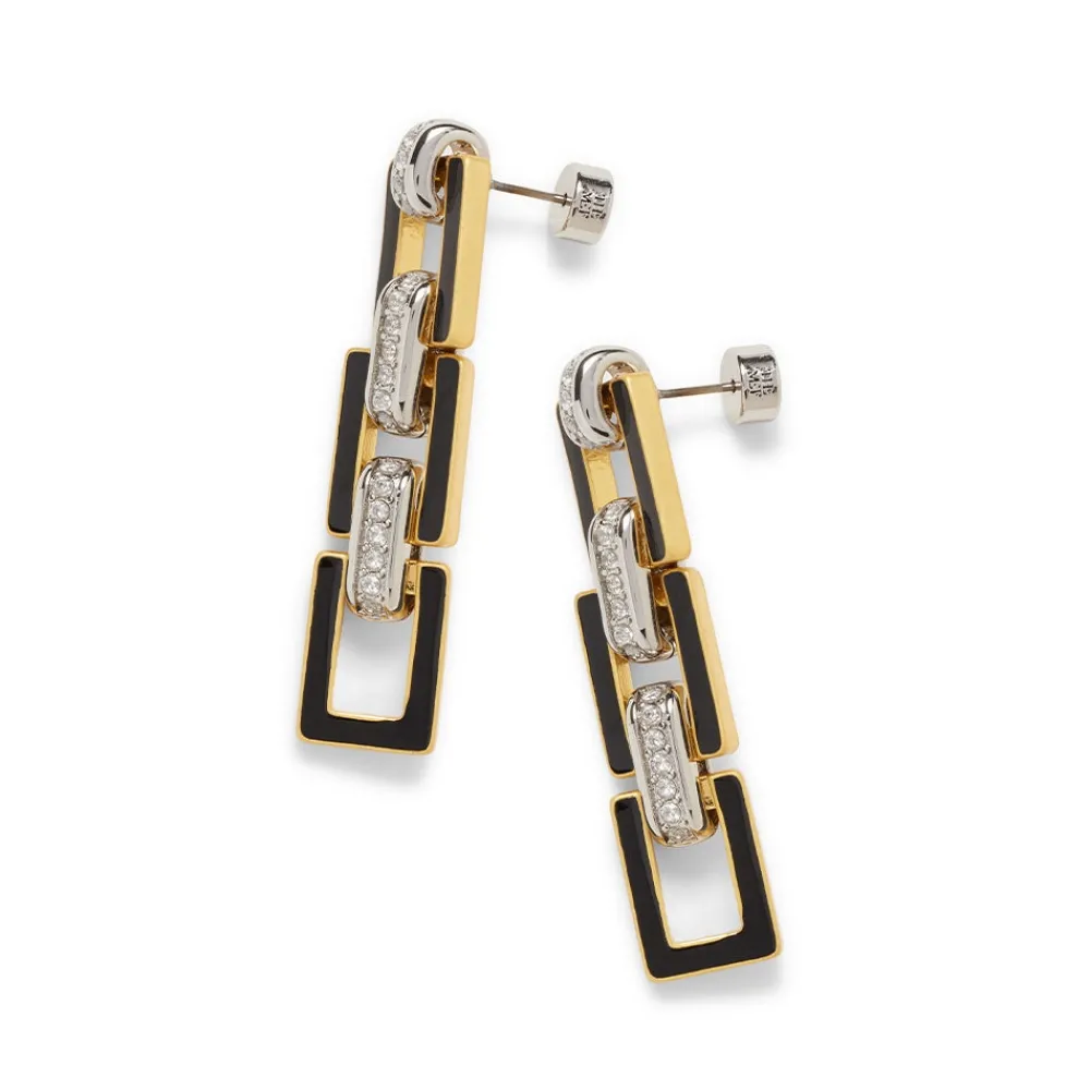 european_buckle_enamel_drop_earrings_3.webp European Buckle Enamel Drop Earrings*The Met Store New
