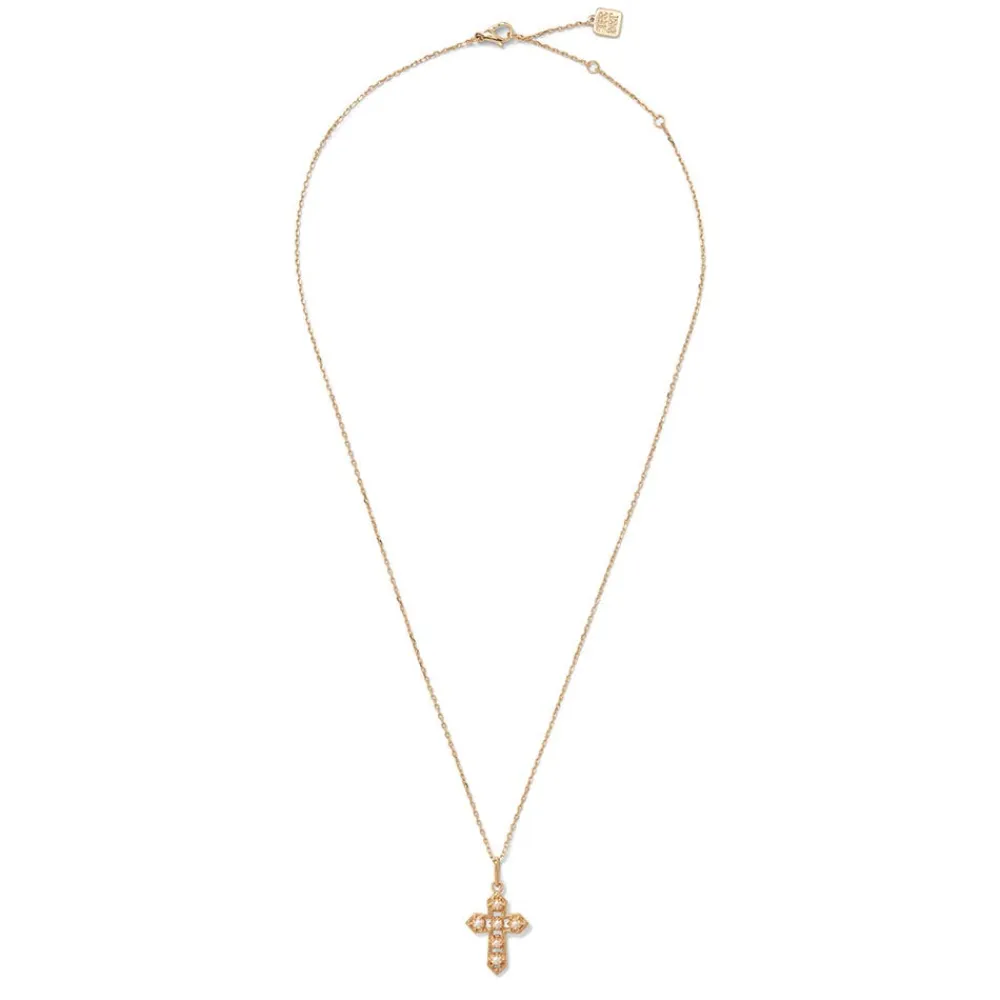 filipino_pearl_cross_pendant_necklace_1.webp Filipino Pearl Cross Pendant Necklace*The Met Store Cheap