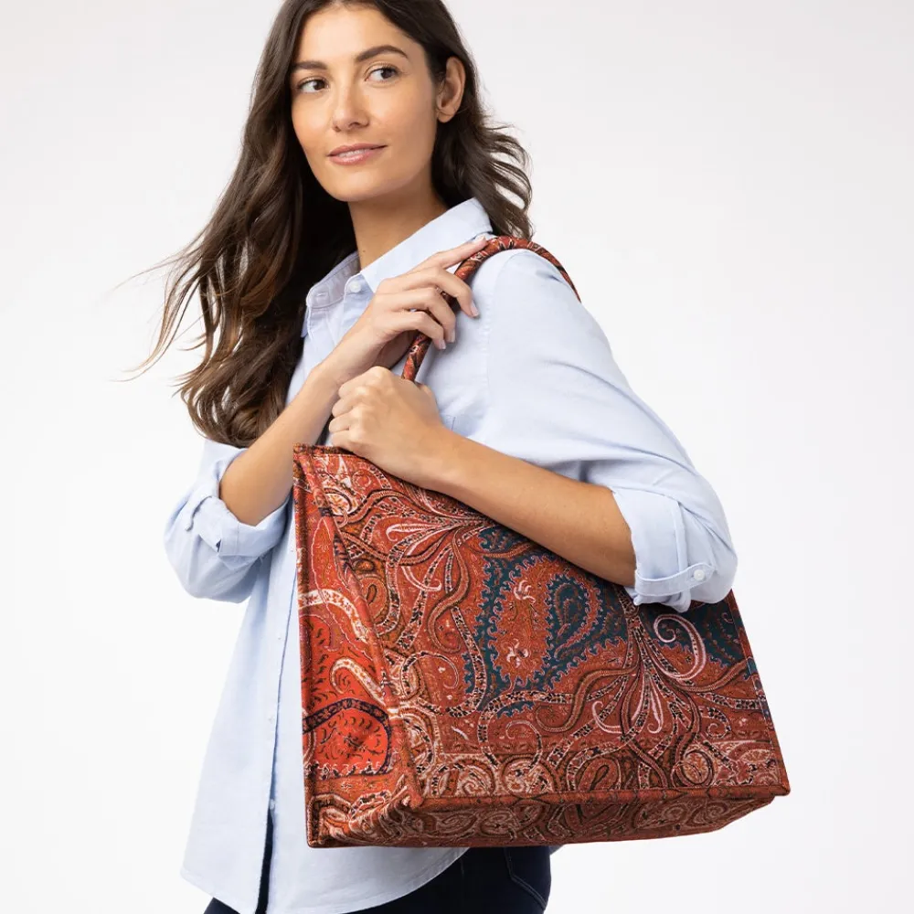 four_seasons_paisley_oversize_structured_tote_1.webp Four Seasons Paisley Oversize Structured Tote*The Met Store Discount