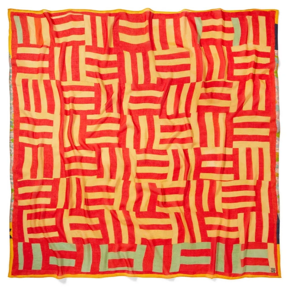gees_bend_kennedy_basketweave_oversize_square_scarf_0.webp Gee's Bend Kennedy Basket-Weave Oversize Square Scarf*The Met Store Shop
