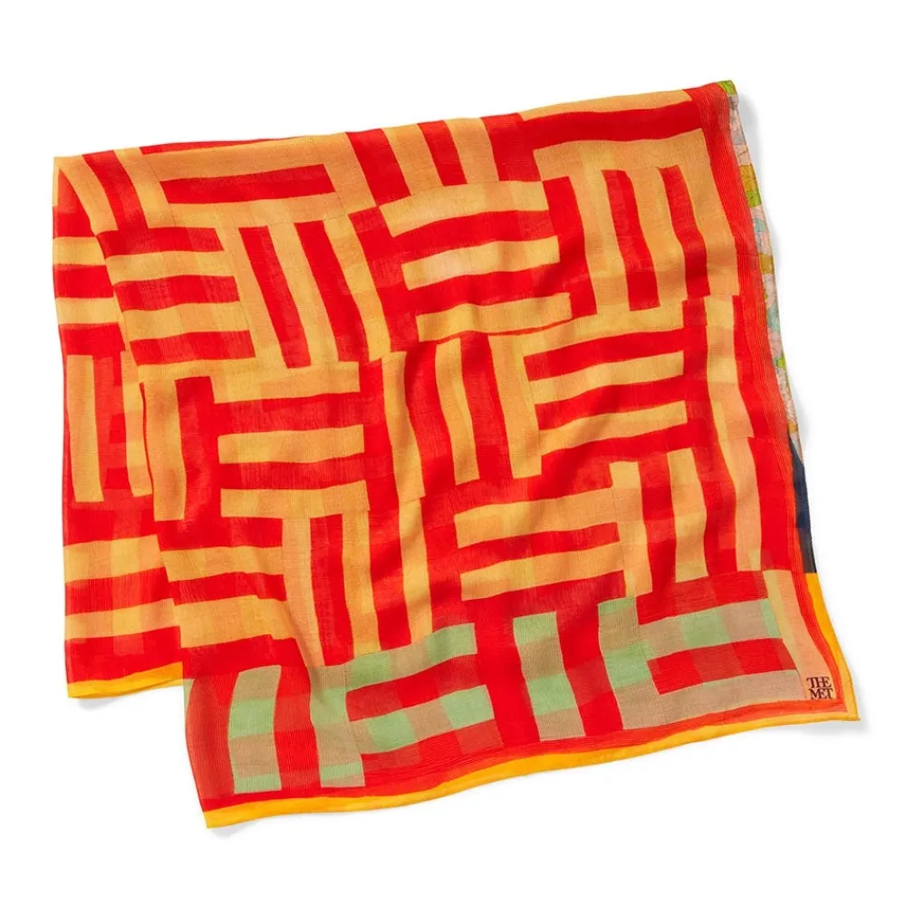 gees_bend_kennedy_basketweave_oversize_square_scarf_3.webp Gee's Bend Kennedy Basket-Weave Oversize Square Scarf*The Met Store Shop
