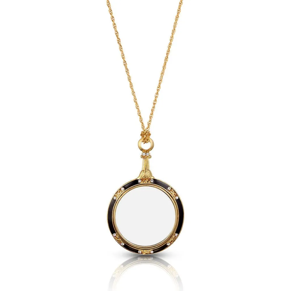 handenameled_magnifier_pendant_necklace_2.webp Hand-Enameled Magnifier Pendant Necklace*The Met Store Store
