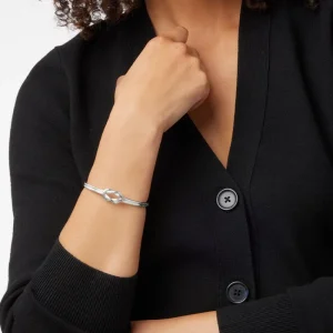 Herakles Knot Hinged Bangle*The Met Store Best