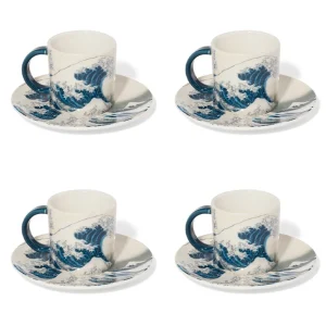 Hokusai Great Wave Espresso Cup and Saucer*The Met Store Outlet