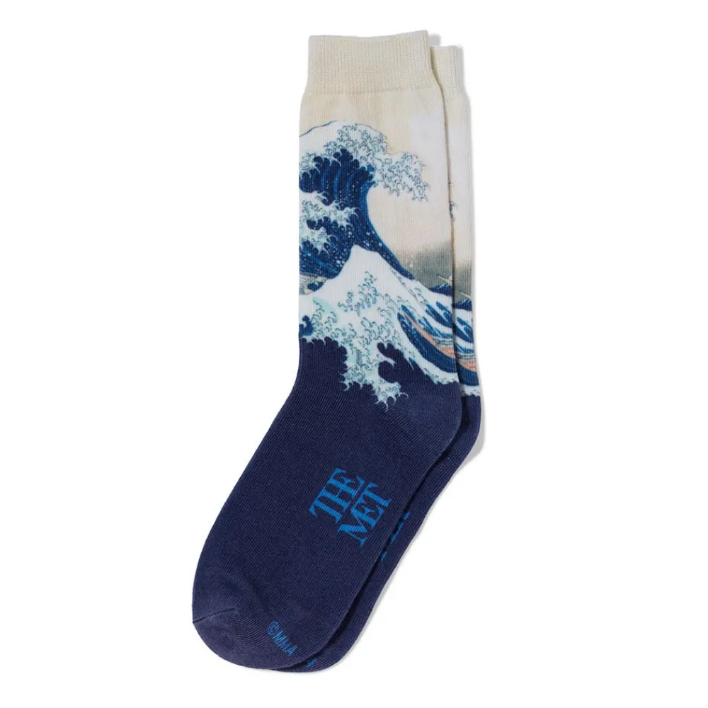 hokusai_great_wave_mens_socks_0.webp Hokusai Great Wave Men's Socks*The Met Store Online