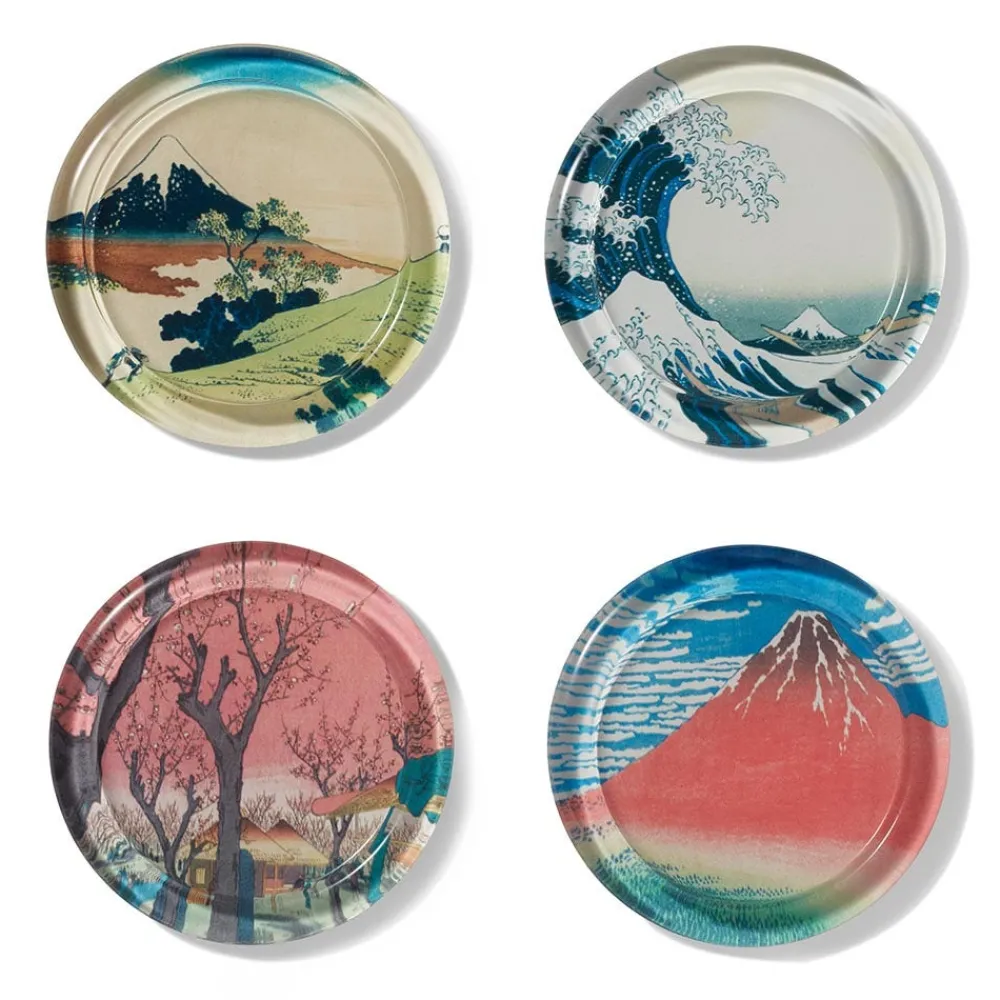 hokusai_prints_glass_coasters_0.webp Hokusai Prints Glass Coasters*The Met Store Best Sale