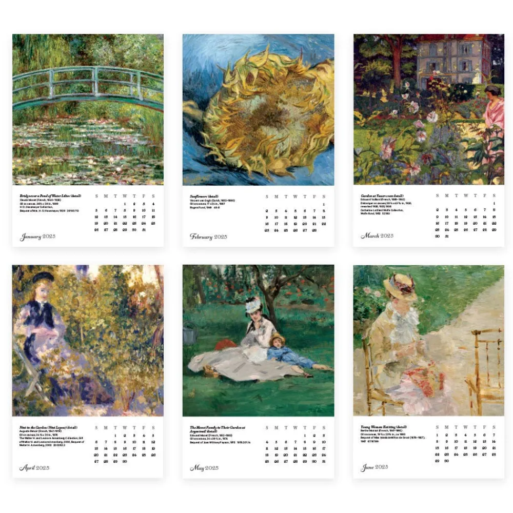 impressionism_gardens_plexiglass_calendar_refill__1.webp Impressionism Gardens Plexiglass Calendar Refill 2025*The Met Store Discount
