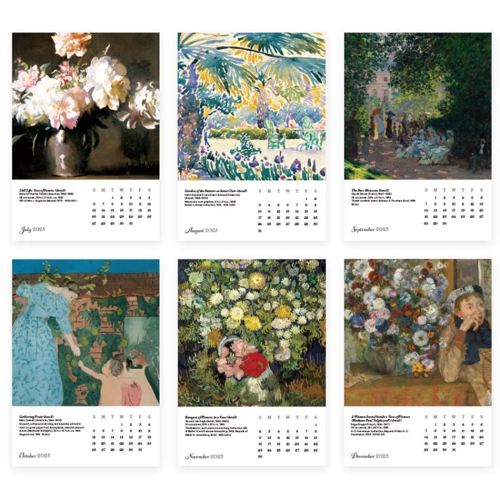 impressionism_gardens_plexiglass_calendar_refill__2.webp Impressionism Gardens Plexiglass Calendar Refill 2025*The Met Store Discount