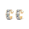 Iznik Cintamani Enamel Hoop Earrings*The Met Store Best Sale
