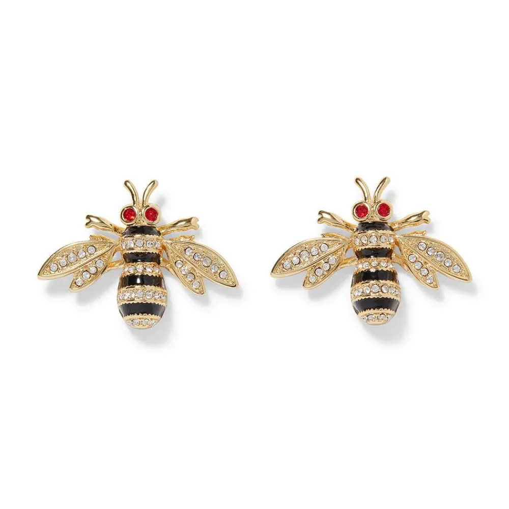 jeweled_bee_stud_earrings_0.webp Jeweled Bee Stud Earrings*The Met Store Sale