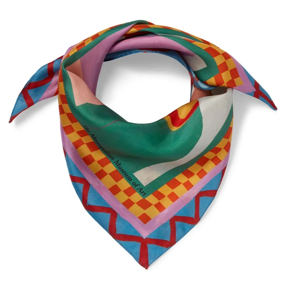 johnson_three_children_silk_neckerchief_2.webp Johnson Three Children Silk Neckerchief*The Met Store Sale