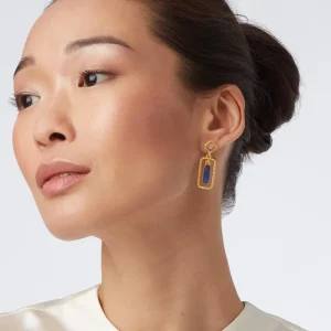 Kashan Carpet Rectangular Drop Earrings*The Met Store Outlet