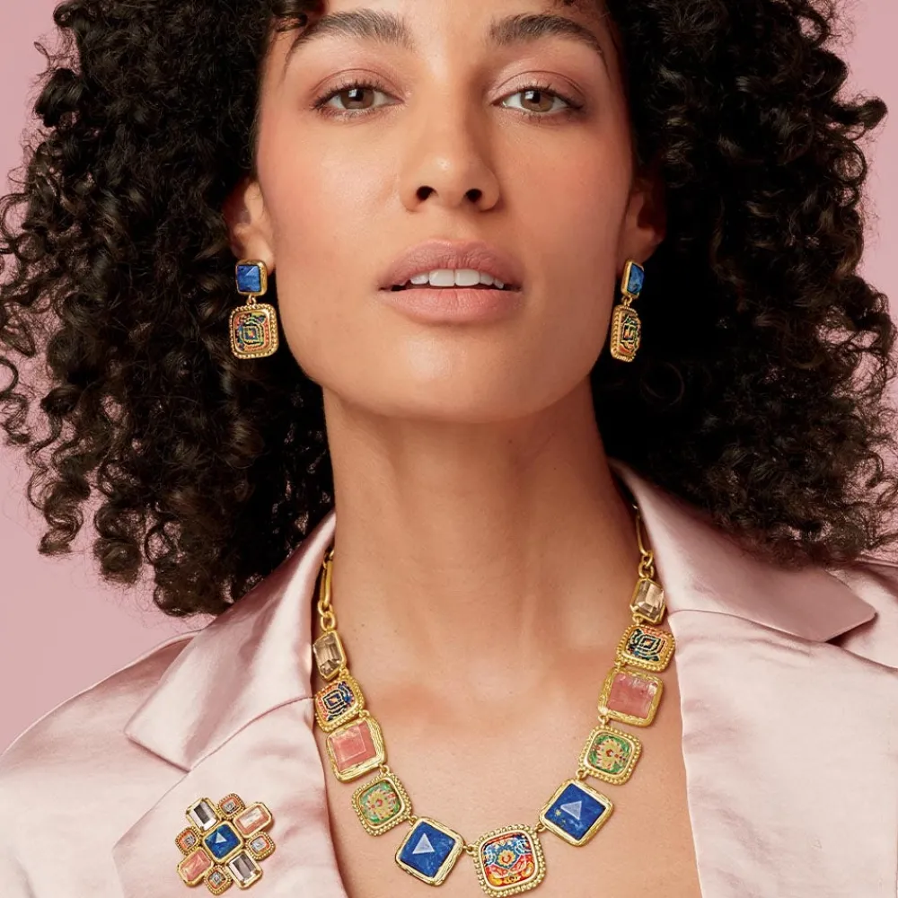 kashan_carpet_square_drop_earrings_4.webp Kashan Carpet Square Drop Earrings*The Met Store Hot