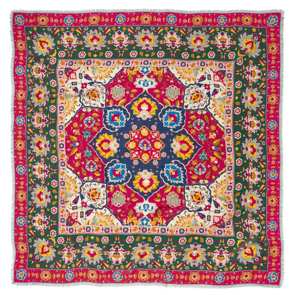 kashan_carpet_square_scarf_0.webp Kashan Carpet Square Scarf*The Met Store Discount